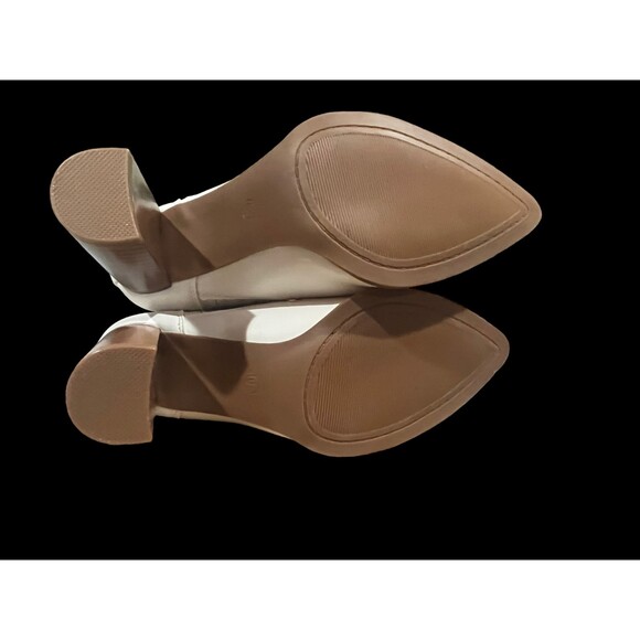 Laicigo Chunky Heel Ankle Block Slip On Short Chelsea Booties, 6 1/2 - Picture 6 of 9